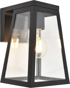 LUTEC 6990901012 FIA Klasszikus Kültéri Fali Lámpa Fekete E27 IP44