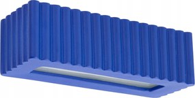 Modern kerámia fali lámpa ultramarin Rigata Sollux E27 15W