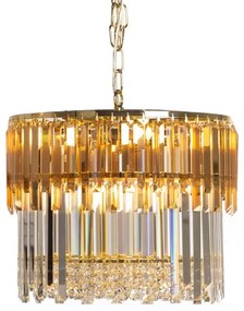 Zuma Line 19101/8 - Csillár láncon CAMILLE 8xE14/40W/230V arany
