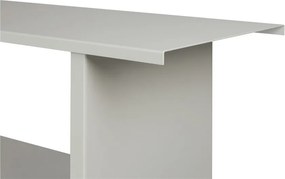 Világosszürke fém polcos állvány 160x57x37 cm Hes – noo.ma