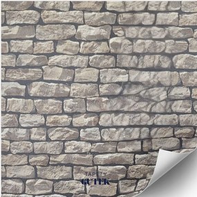Fali tapéta, kő, tégla utánzat, 3D hatás, 9079-12