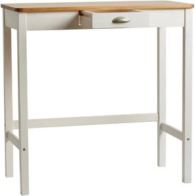 Caya fehér bárasztal 2 db székkel, tömör borovi fenyőből - Marckeric