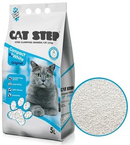 Cat Step ásványi macskaalom Compact WhiteOriginal, 5 l