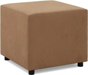 Zeus puff, szövet anyag, 50x50, barna