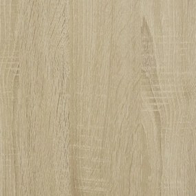 2 db sonoma tölgy szerelt fa növénytartó állvány 25 x 25 x 80cm