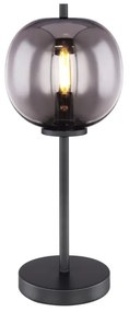 GLOBO-15345T BLACKY Fekete Színű Asztali Lámpa 1XE14 40W IP20
