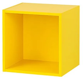 Boxie nyitott fali szekrény 40x40x37 cm sárga