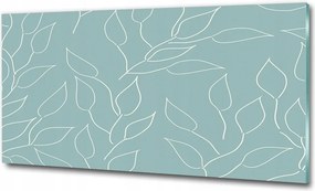 Fotó kép edzett üveg Virágos minta 125x50