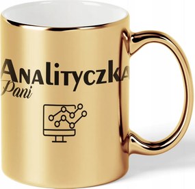 Bögre Arany Csillogó Ajándék Adatelemzőnek It Karácsony Születésnap Neki