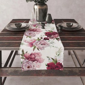 Nyomott Mintás Futófelület 40x160 Téglalap Alakú Virágok