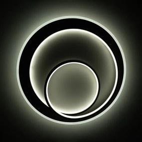 BRILAGI - Dimmelhető LED mennyezeti lámpatest FLARE LED/70W/230V átm. 50 cm fehér/fekete + távirányító