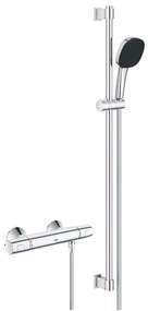 GROHE 34855003 - PRECISION TREND termosztátos zuhanycsaptelep, 150 mm, króm