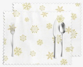 Goldea teflonbevonatú reggeliző alátét - arany hópelyhek - 2db 30 x 40 cm