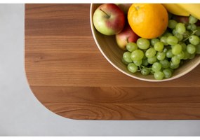 Contrast Tetra kőrisfa dohányzóasztal, 110 x 110cm - Ragaba