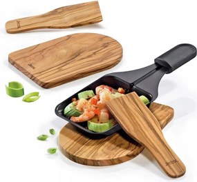 Vágódeszka spatulával, olajfa