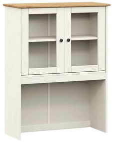 VIGO fehér tömör fenyőfa magasszekrény 78x40x175 cm