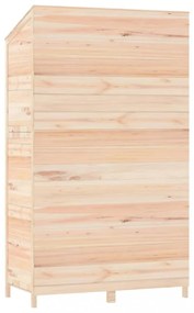 tömör fenyőfa kerti fészer 102x52x174,5 cm