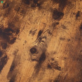 Könyvespolc, álló polc, rusztikus barna 56x32x172cm