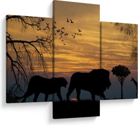 Safari képe (90x60 cm)