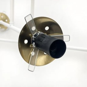 Brilagi - Felületre szerelhető csillár MALIVA 4xE14/15W/230V arany/fehér