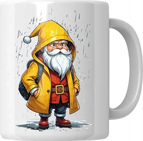 Mikulás bögre az esőben Ajándék Mikulás karácsonyra