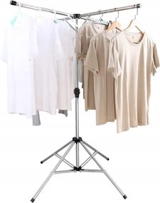 Összecsukható ruhaakasztó kívül-belül 4 lábú ruhaakasztó