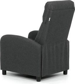Polohovací křeslo, šedá, látka, TV-W3397 GREY2