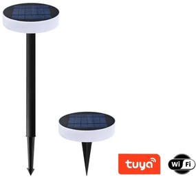 Immax NEO 07910L-LED RGB dimmelhető napelemes lámpa LED/1W/5V IP54 Tuya