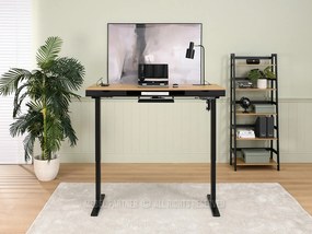 PC asztal Osto 140 (fekete tölgy + fekete). 1109839