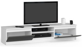 TV asztal Katalina (fehér + szürke). Akció -15%. 1070710