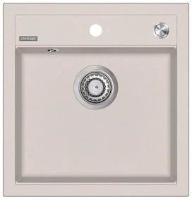 Concept DG00C50BE - Konyhai mosogató CUBIS 49x51 cm gránit/bézs