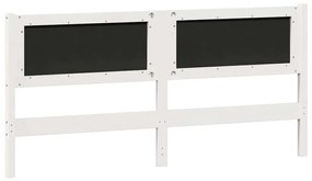 Fejtámla Egyéb Fehér és világosszürke 160 cm Tömör fenyőfa