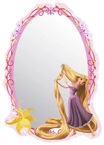 Rapunzel gyerek öntapadós hercegnő tükör, 15 x 21,5 cm