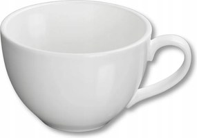 Teás- és kávéscsésze 420ml Fehér klasszikus Porcelán kerámia Wilmax