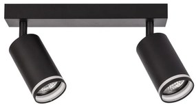 PIPE spotlámpa 2xGU10/10W/230V fekete