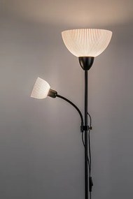 Rabalux 74109 - Állólámpa ACTION PRO 1xE27/60W/230V + 1xE14/25W fekete