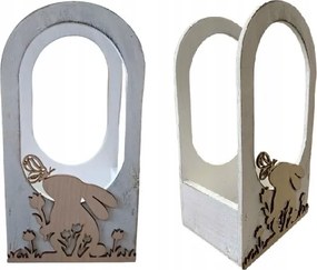 Fa Nyuszi Íj Nád Alap 28CM Húsvét