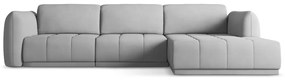 Világosszürke sarokkanapé (jobb oldali) Hoku – Makamii