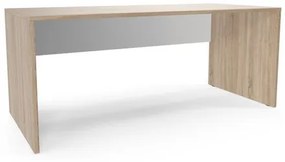 Irodaasztal Viva, 180 x 80 x 75 cm, egyenes kivitel, szonoma tölgy/fehér