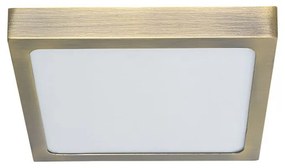 PREZENT 49062 LENYS Négyzetes Mennyezeti Lámpa Antik Bronz, Fehér LED IP20