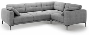 Szürke sarokkanapé (jobb oldali-L alakú) Bemy – Micadoni