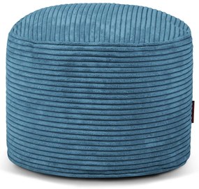 Kék kordbársony babzsákfotel Mini – SLOWDOWN