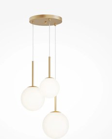 Maytoni modern függeszték basic form fehér arany mymod321pl-03g1
