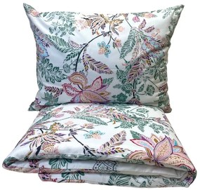 Flanel lepedők Romantic Garden TiaHome - 1x Párna 90x70cm, 1x Paplan 140x200cm