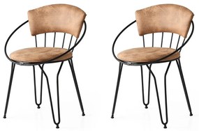 Istanbul Beige and Black étkezőszékek, 2 db