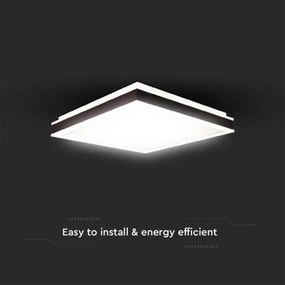 LED Mennyezeti lámpa LED/18W/230V 4000K 35x35 cm fekete