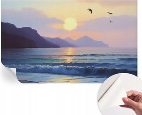 Dekoratív öntapadós fotótapéta irodába Tengeri nyugat 416x254 cm