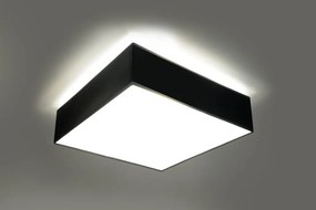 SOLLUX SL-0136 HORUS Négyzetes Mennyezeti Lámpa Fekete E27 IP20