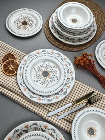 24 részes porcelán étkészlet