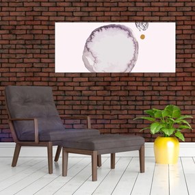 Kép - Lila minimalizmus N⁰4 (120x50 cm)